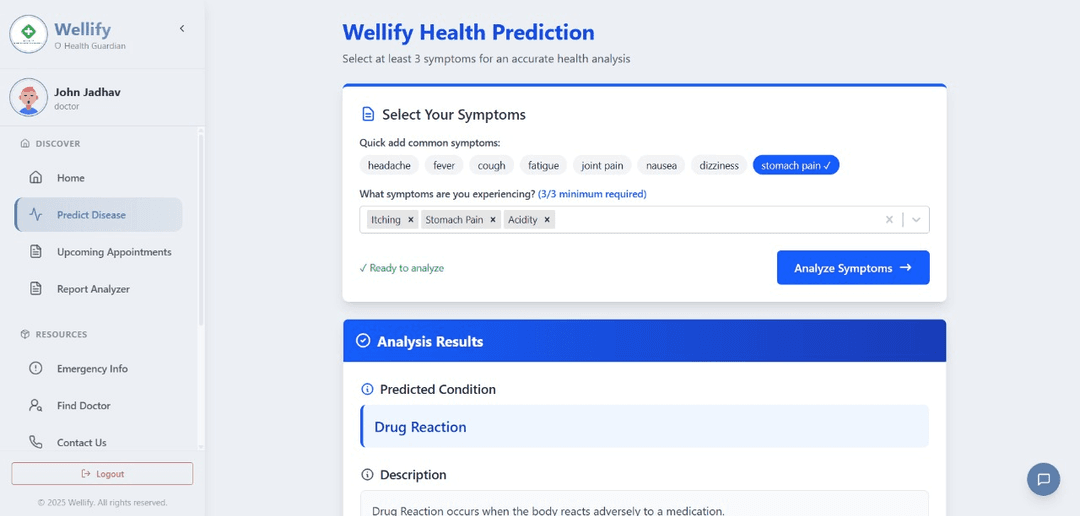 Wellify – Healthcare Management Platform